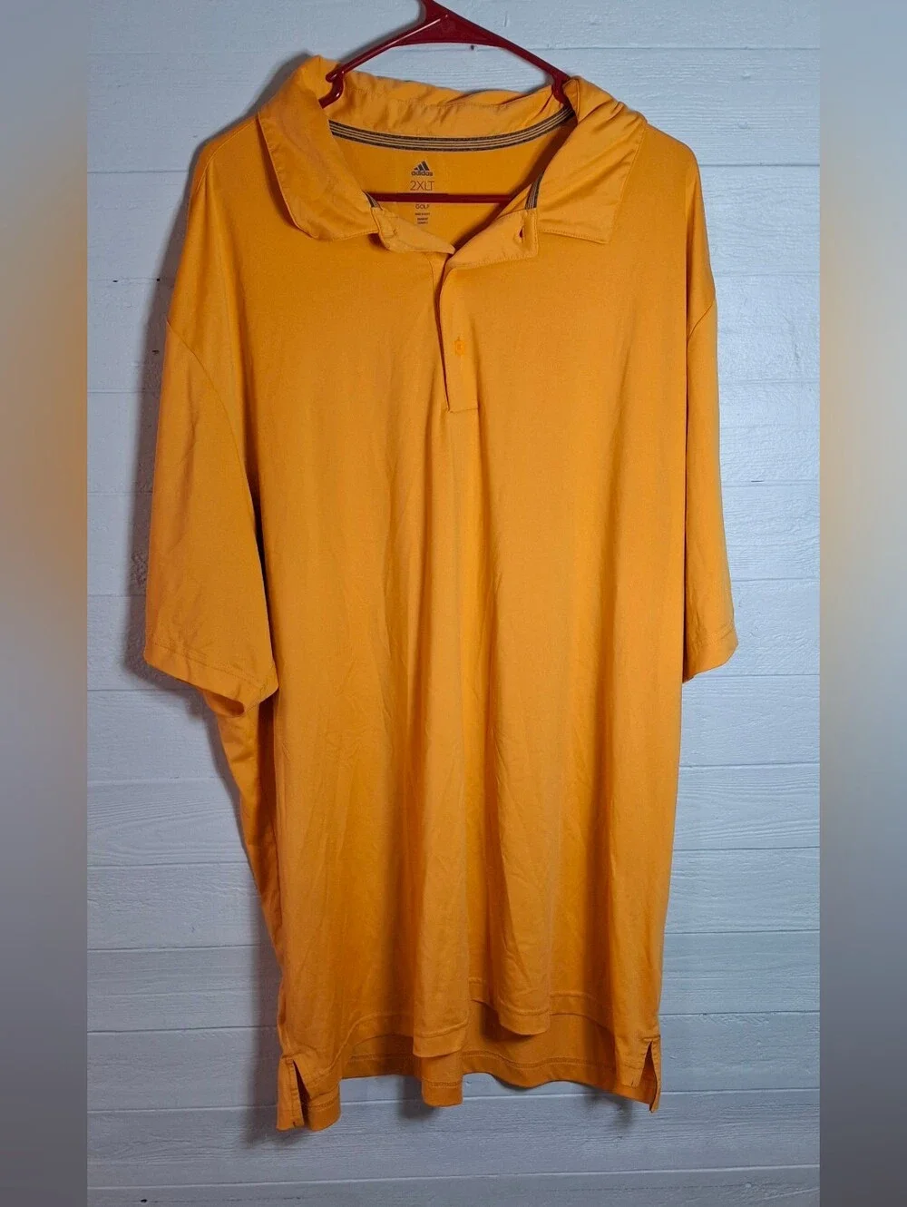 Mens Preppy Country club athletic Adidas Shirt Size 2XLT.